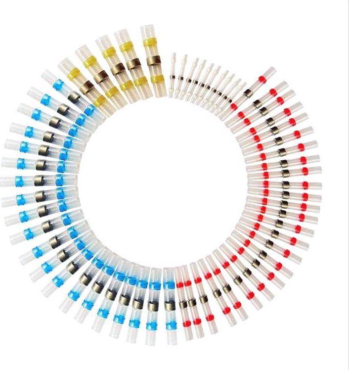 Aptel ZESTAW RUREK TERMOKURCZLIWYCH Z CYNĄ do naprawy kabli 120 szt AG713