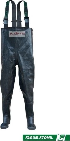 R.E.I.S. BFWOD2009 - czarne gumowe obuwie robocze typu WODERY - spodniobuty 44