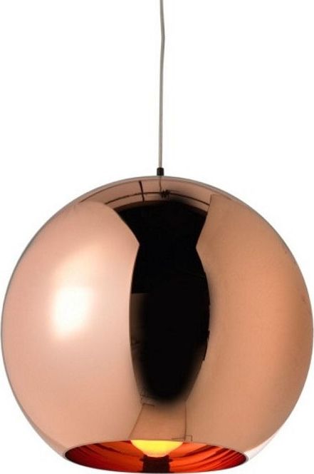 Lampa wisząca King Home Bolla nowoczesna industrial minimalistyczna glamour miedź (5900000016764)