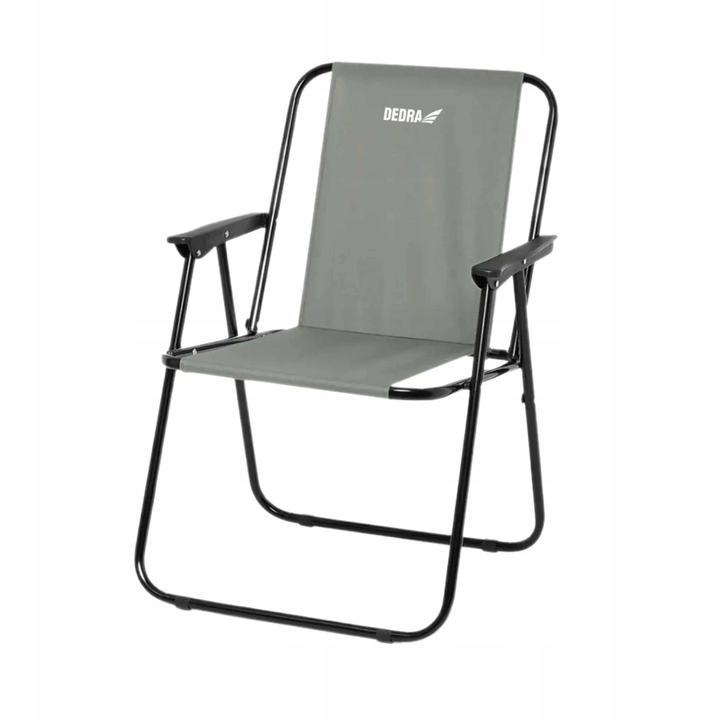 Krzesło campingowe,plażowe składane 52x58x72cm szare