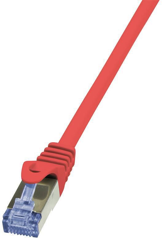 LogiLink Patchcord, Cat.6A, S/FTP, PIMF, 10m, czerwony (CQ3094S)