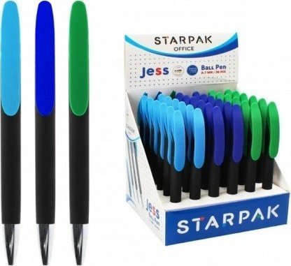 BTS Długopis automatyczny niebieski szkolny