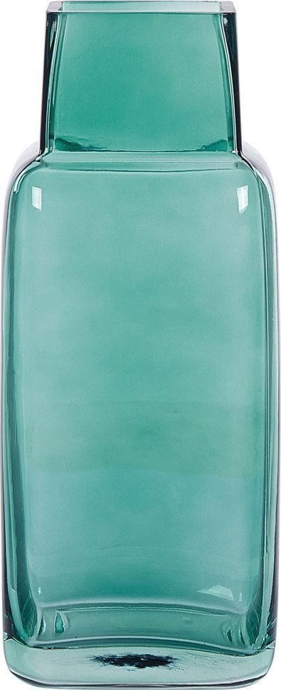 Ramka Beliani Wazon na kwiaty szklany 26 cm zielony MERBAKA!