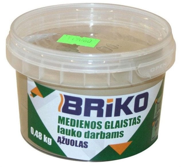 Wood Filler Exterior Briko Oak 0.48Kg