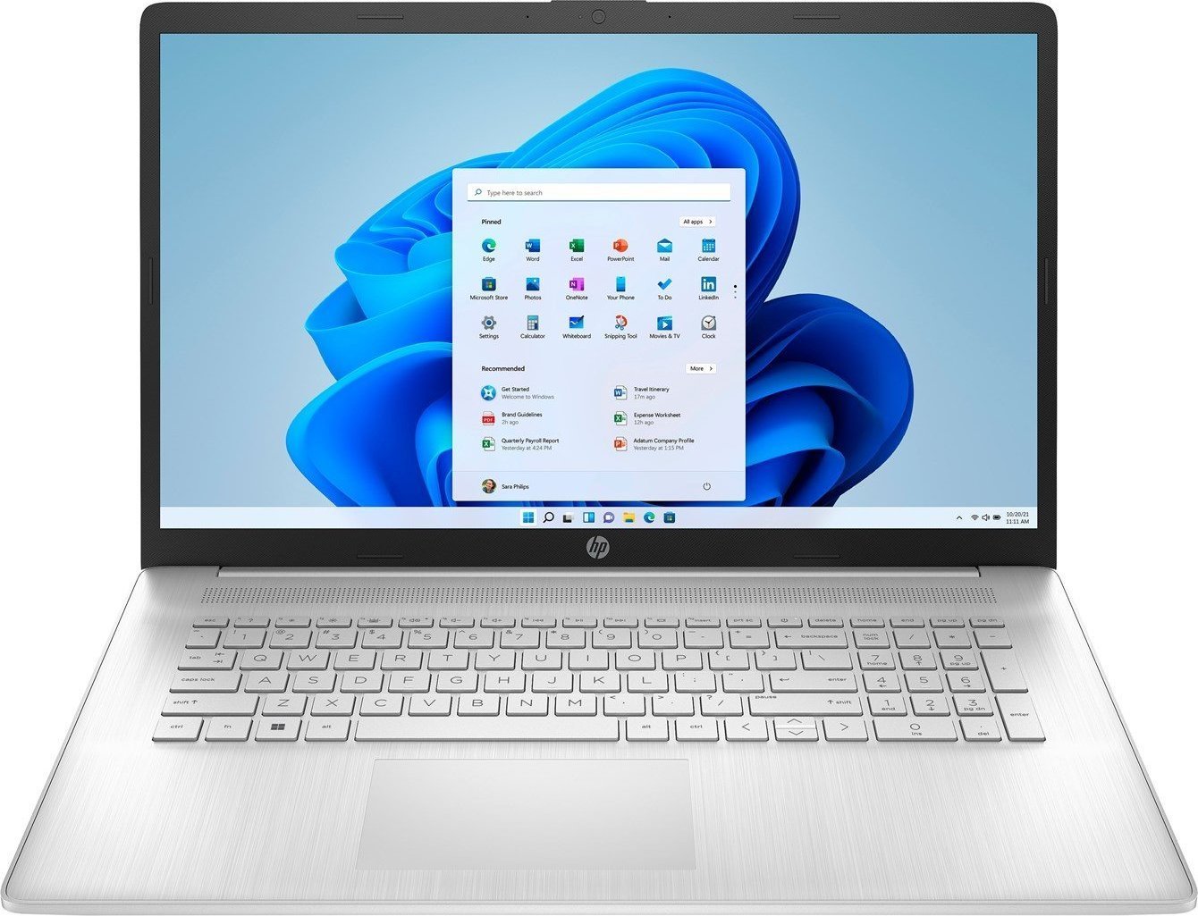 Laptop HP Laptop HP 17-CN2083D i3-1215U/17.3" FHD AntiGlare//8GB/SSD 256GB/BT/Win 11 Silver