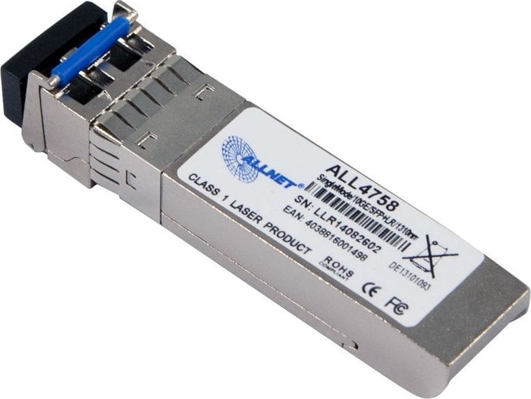 Allnet ALLNET Switch Modul ALL4758-INDU SFP+(Mini-GBIC), 10Gbit Singlemode, LR/LC, Industrial -40 -+85Grad, DDM, bis 20Km