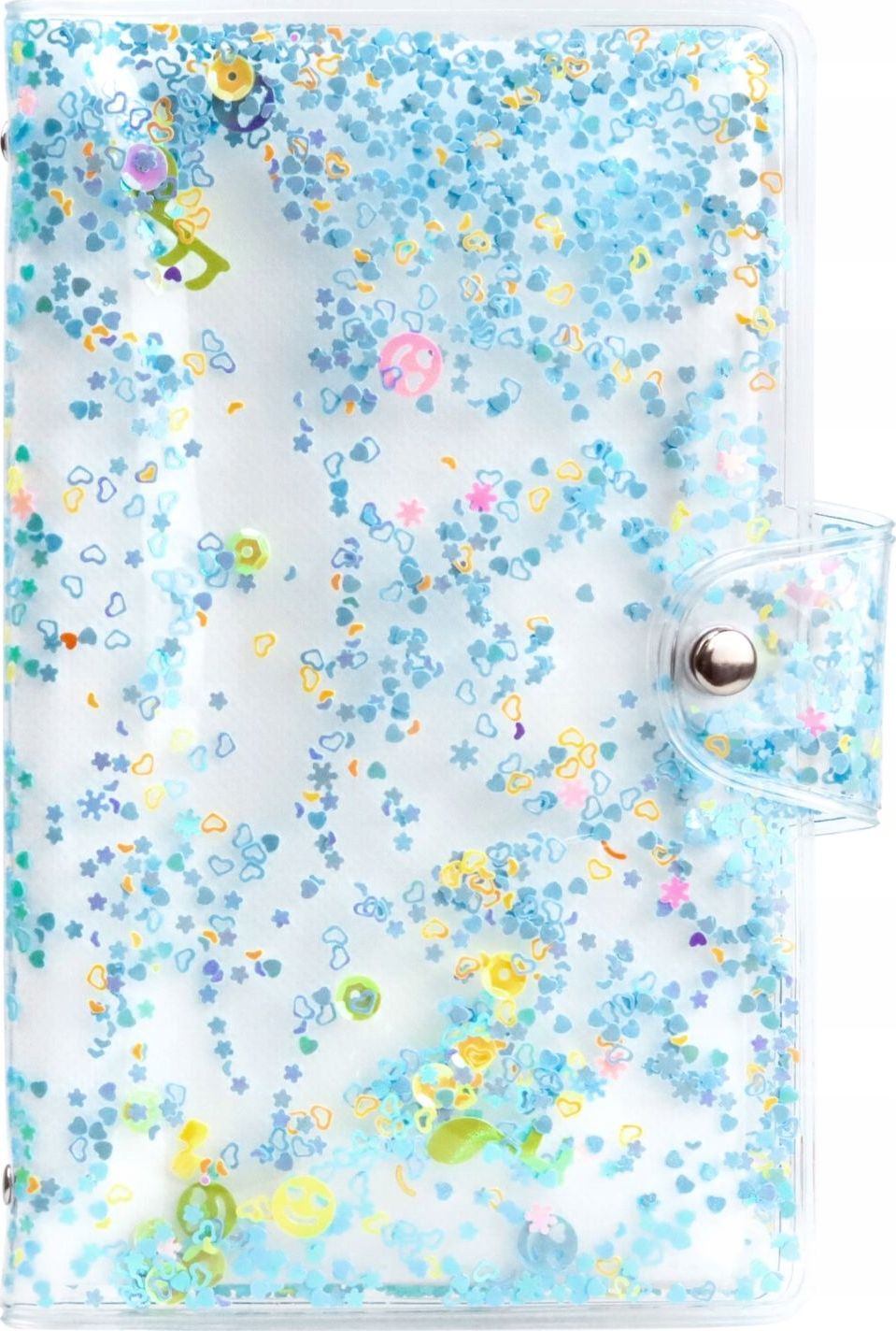 LoveInstant Album Na Zdjęcia Do Fujifilm Instax Mini 7 8 9 11 / Cekiny Niebieskie