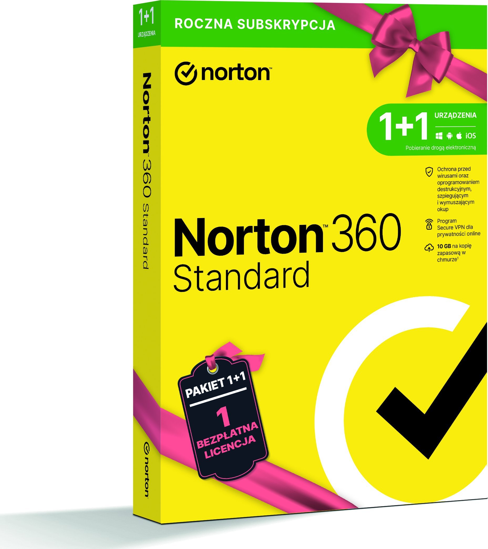 Norton 360 Standard na 2 urządzenia na 12 miesięcy (21411368)