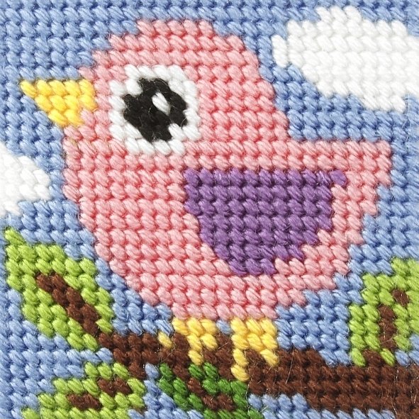 Haft. Moje pierwsze wyszywanie - Ptaszek