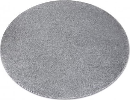 Dywany Łuszczów Dywan SOFTY koło Jednolity, jednokolorowy szary, koło 120 cm