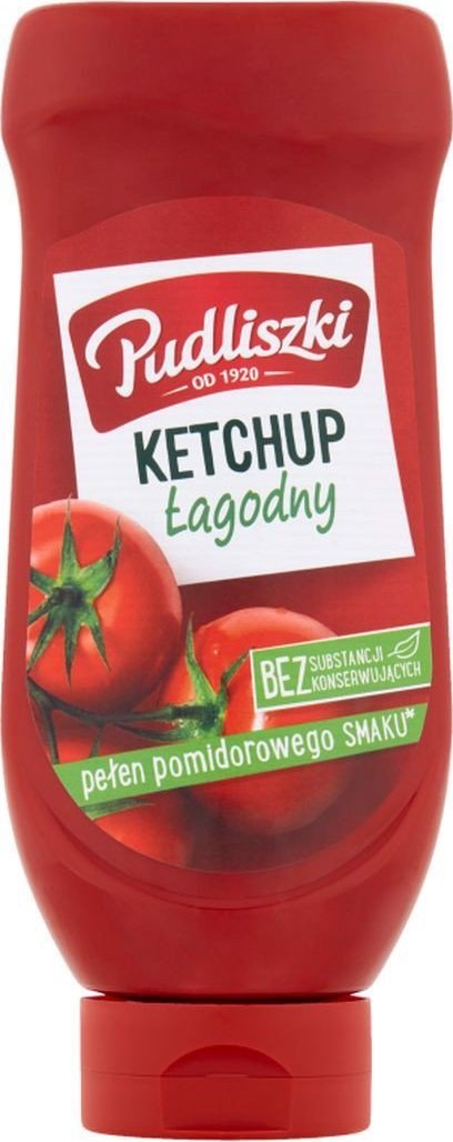 Pudliszki Pudliszki Ketchup łagodny 700 g