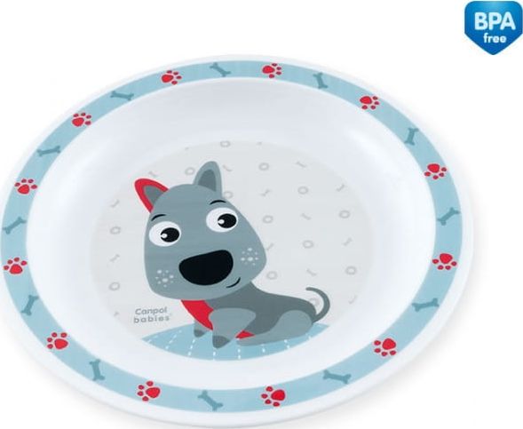 Canpol Talerzyk plastikowy Cute Animals Piesek 4/411 Canpol babies