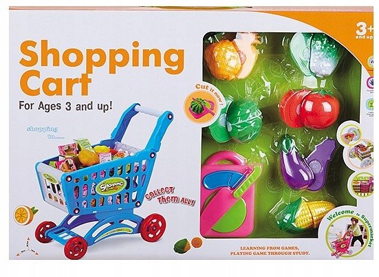 KOSZYK WÓZEK NA ZAKUPY SKLEP 13w1 SUPERMARKET