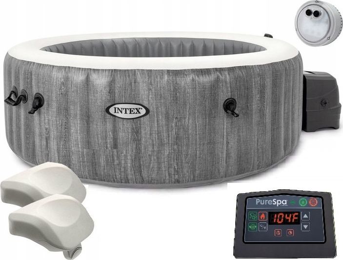 SPA ogrodowe Intex PureSpa Greywood Deluxe 216 cm x 71 cm (28442NL)