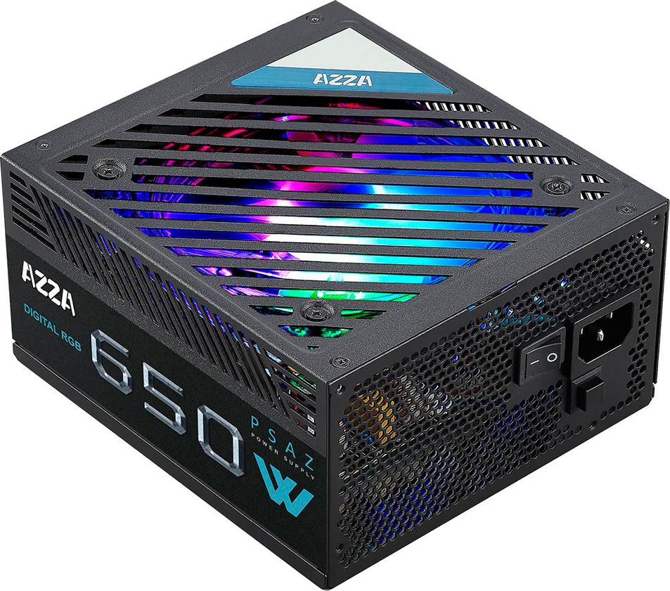 Zasilacz Azza 650W ARGB (PSAZ-650W-RGB)