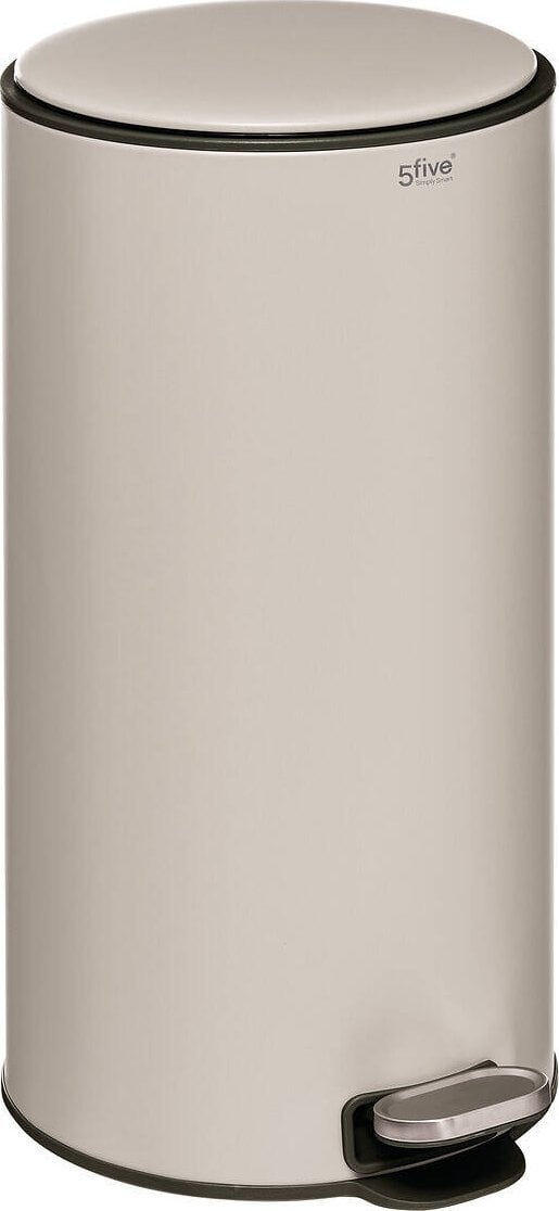 5five Kosz na śmieci metalowy ARGILE DELTA, z neutralizatorem zapachów, 30 l