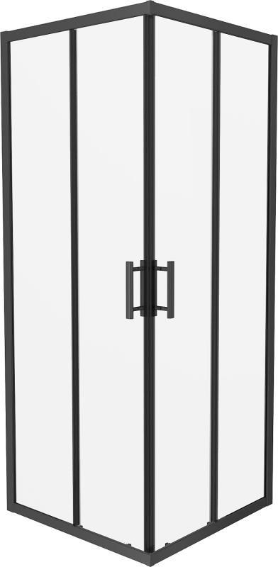 Mexen Mexen Rio kabina prysznicowa kwadratowa 70 x 70 cm, transparent, czarna - 860-070-070-70-00