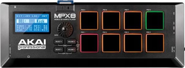 Akai MPX8 - SAMPLER, KONTROLER DAW USB