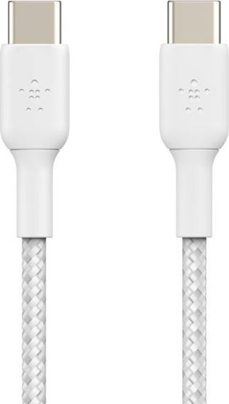 Kabel USB Belkin USB-C - USB-C 1 m Biały (CAB004bt1MWH)