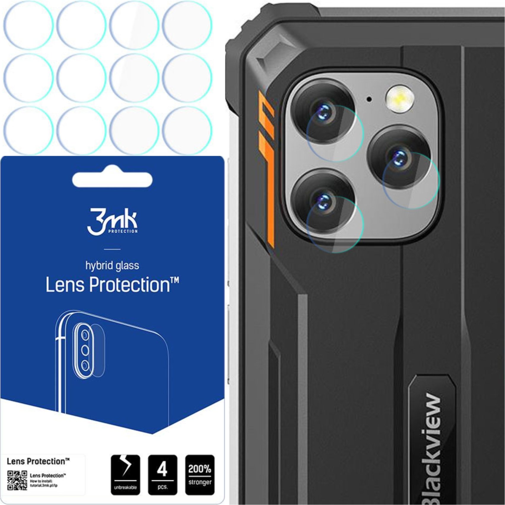 BLACKVIEW BV8900 PRO - 3MK LENS PROTECTION