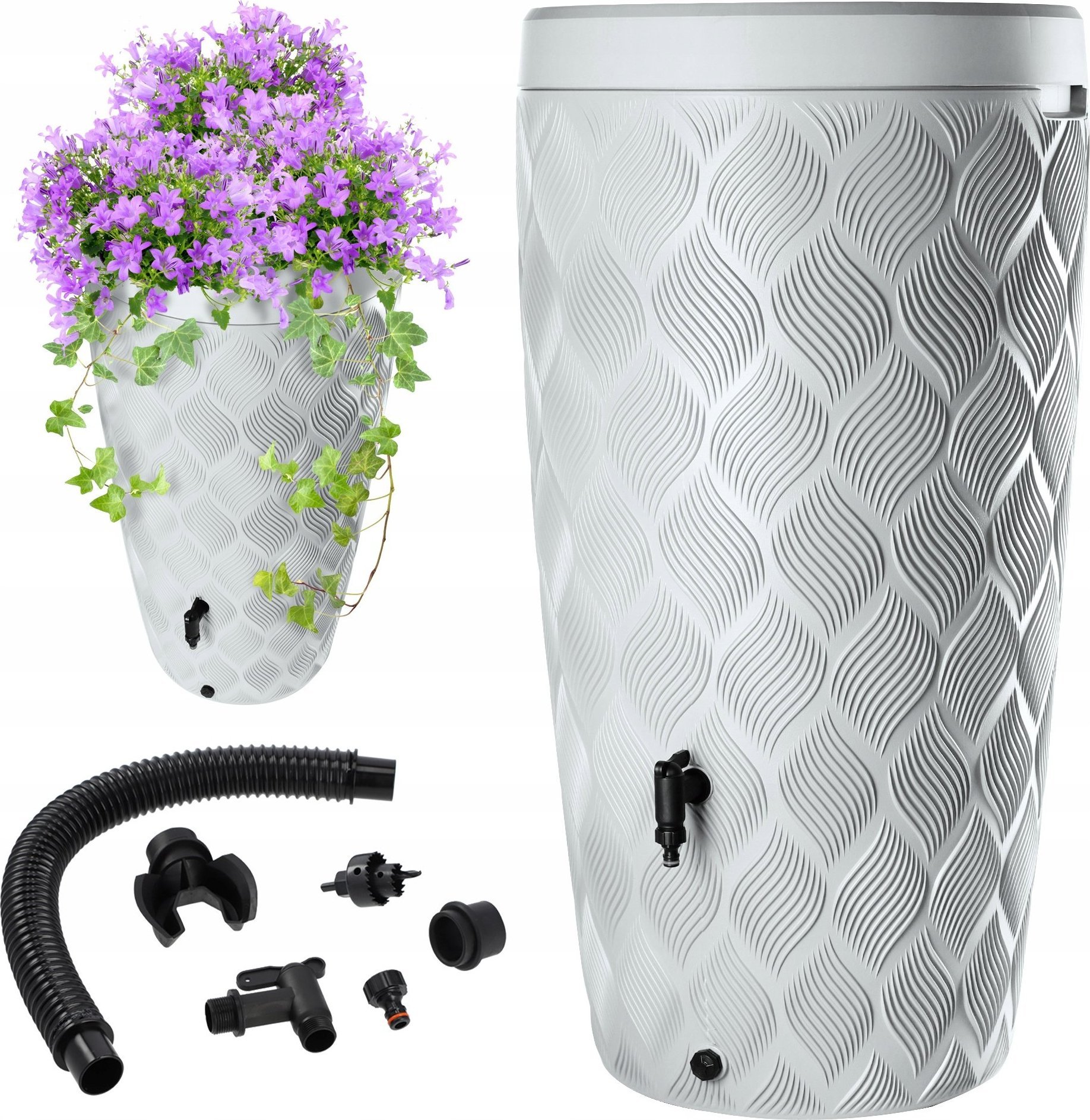 Kadax Zbiornik Na Deszczówkę 240L Wodę Pojemnik Donica