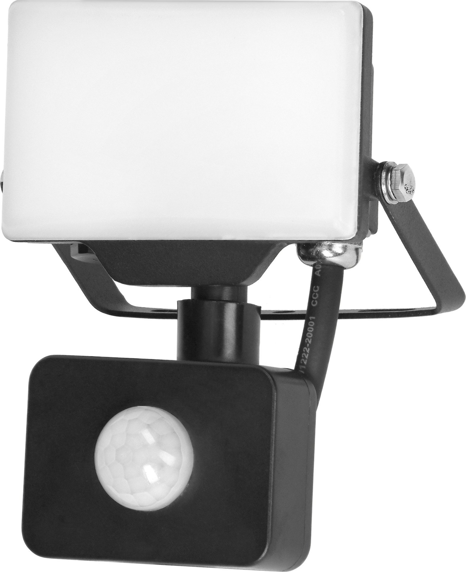 Naświetlacz Orno PORTO S LED 10W naświetlacz z PIR, 800lm, IP44, 4000K, aluminium + poliwęglan