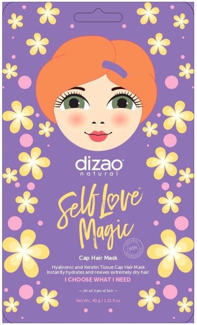 Dizao Maska do włosów-czapeczka hialuron i keratyna 40g