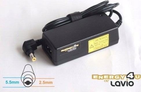 Zasilacz do laptopa Energy4U Energy4U PA85 20V / 2A (5.5x2.5mm) 40W, zasilacz do netbooka / laptopa Lenovo, LG, MSI