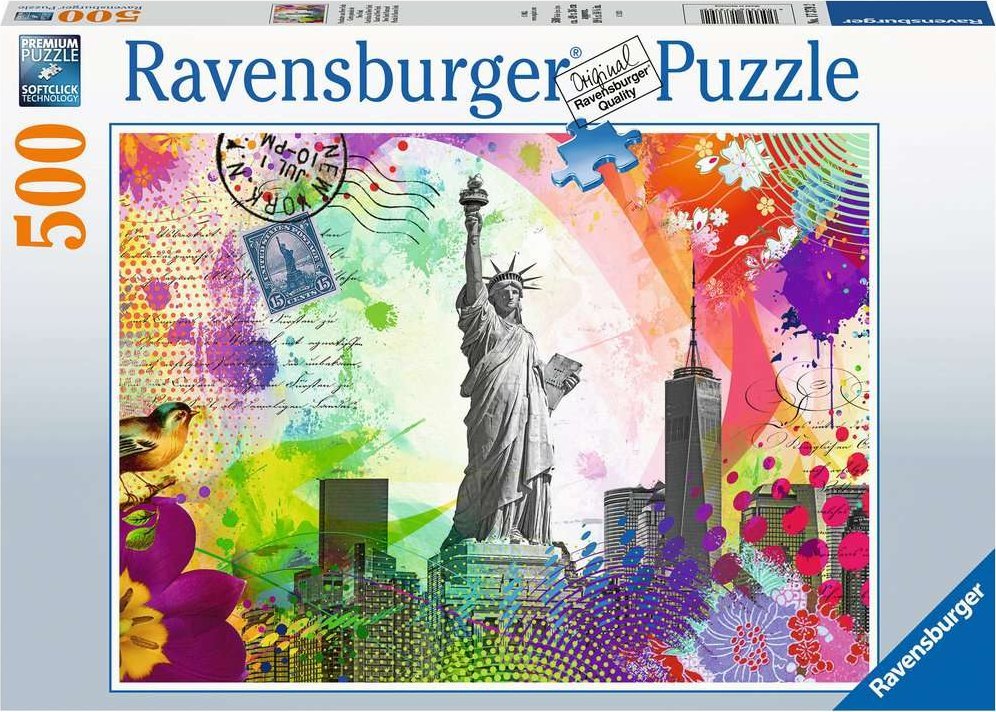 Ravensburger Ravensburger Puzzle Postcard from New York (500 pieces)