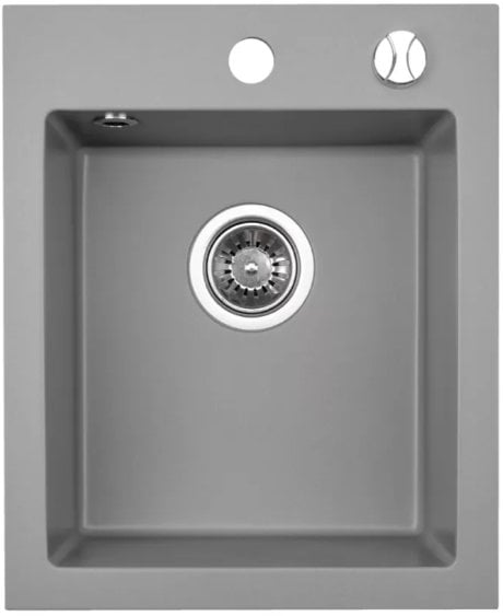 Sink BRENOR RIGO, gray, 40.5 x 48.5 cm