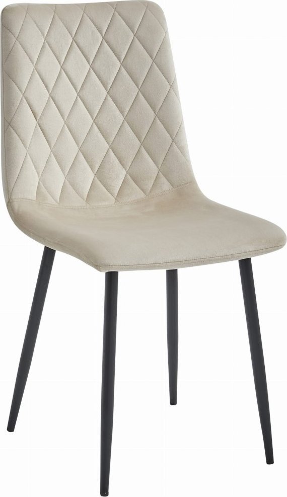 Krzesło TURIN - beż aksamit x 1