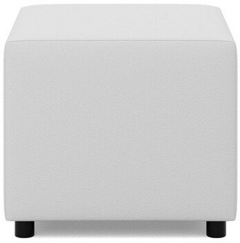 Adams Group Mała pufa CAPERO, 51x51x40 cm, biały