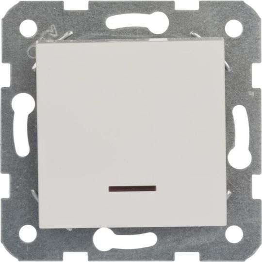 Viko Łącznik jednobiegunowy Karre z podświetleniem biały (90963619)