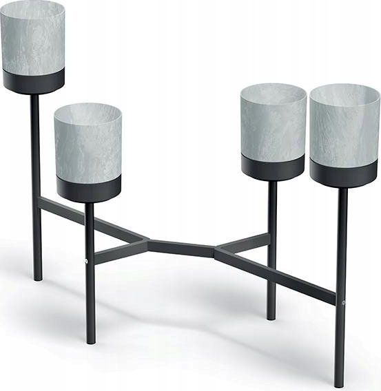 Prosperplast Kwietnik niski Doniczki Bloomie Stand IKD4L Beton