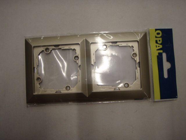 Opal Ramka 2-krotna opal/perła satynowa