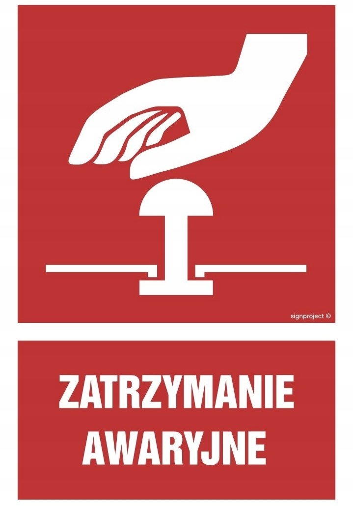 TD Systems GI012 - Zatrzymanie awaryjne 250x375