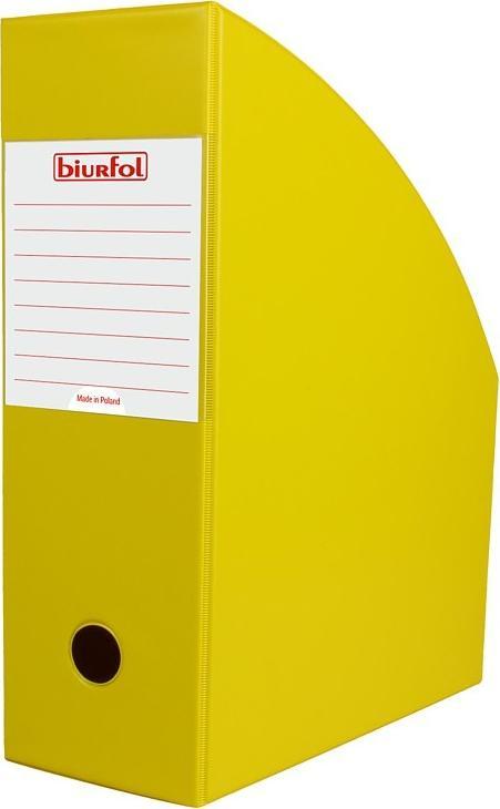 Biurfol Pojemnik na czasopisma 10cm żółty SE-36-08 BIURFOL