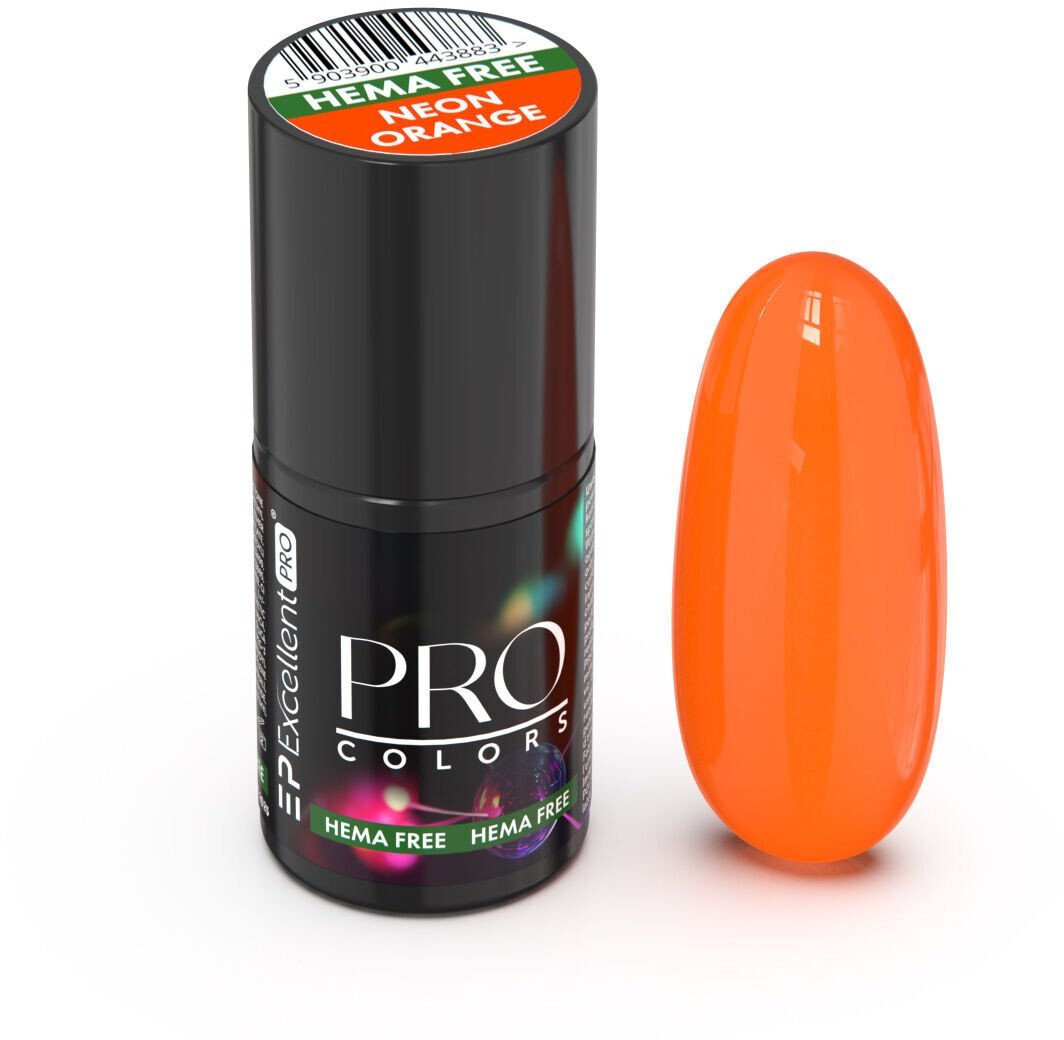 EXCELLENT PRO_Pro Colors Hema Free lakier hybrydowy 25 Neon Orange 7g