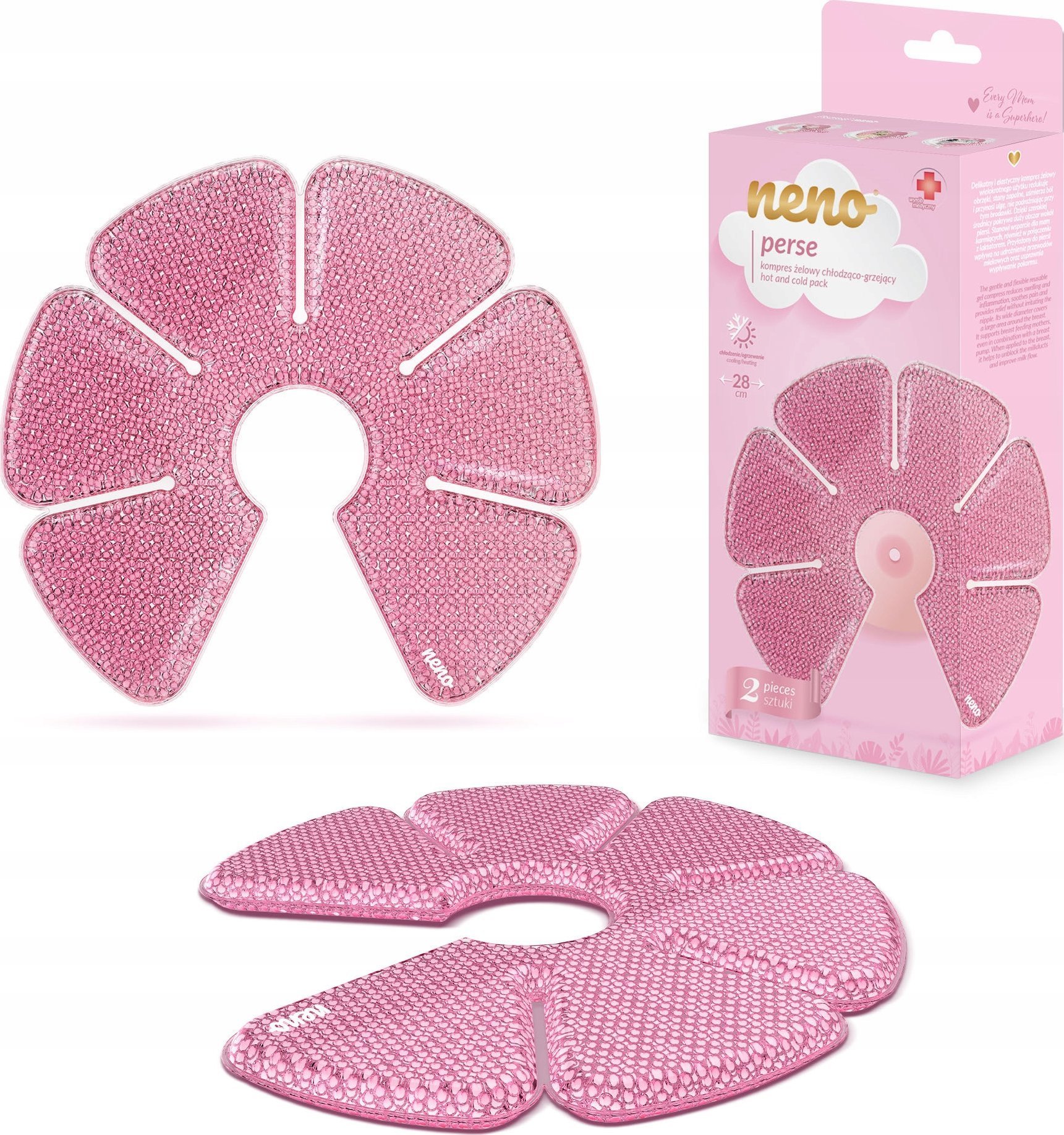Neno Perse Kompres żelowy chłodząco-grzejący, 2 sztuki