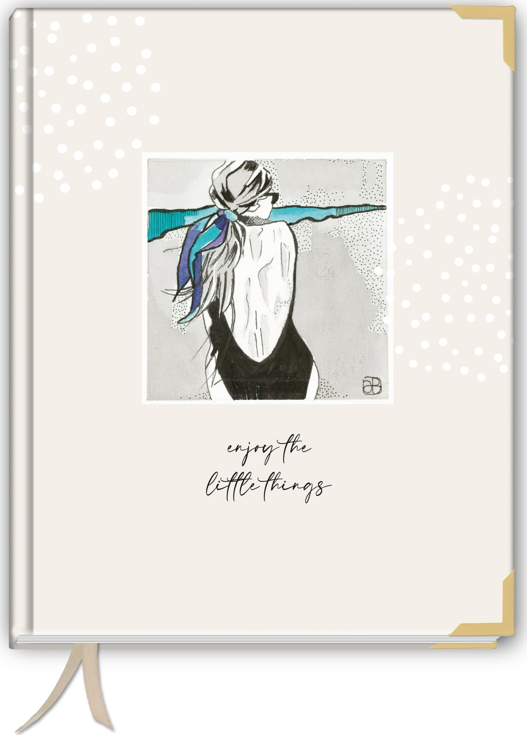 TadaPlanner Bullet journal szyty 214 stron notes notatnik A5+ w kropki