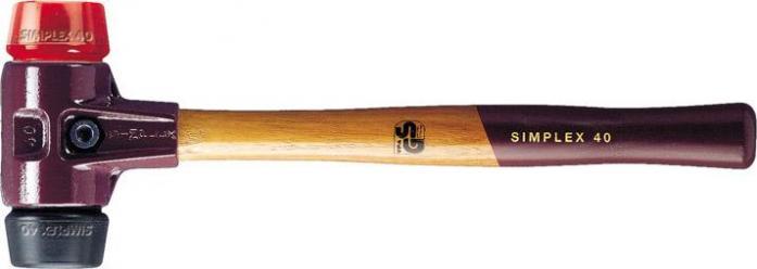 Halder Młotek Brukarski do Kostki Brukowej 40mm Simplex Gumowy / Plastikowy