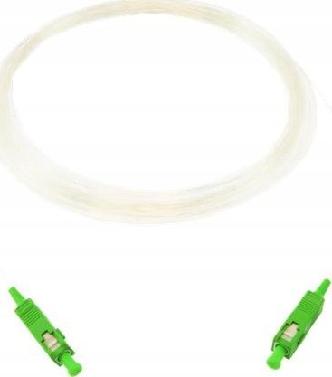 NIEWIDZIALNY światłowód, patchcord SC/APC LSZH 15M