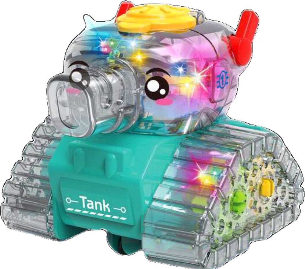 CZOŁG PRZEZROCZYSTY ZE ŚWIATŁEM 1SZT