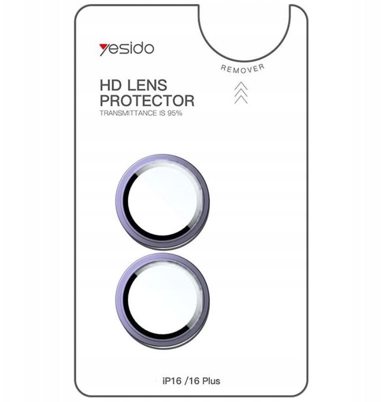 yesido Lens Protector WB54 iPhone 16 / 16 Plus, BLUE / NIEBIESKI