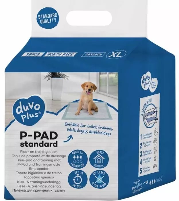 Duvo+ Podkłady dla psa STANDARD "XL" 30st 60x60cm 15609 /2/ 6