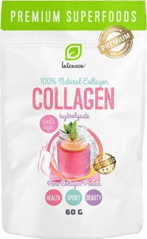 Intenson Hydrolizat kolagenu 100% Natural Collagen 60g Intenson