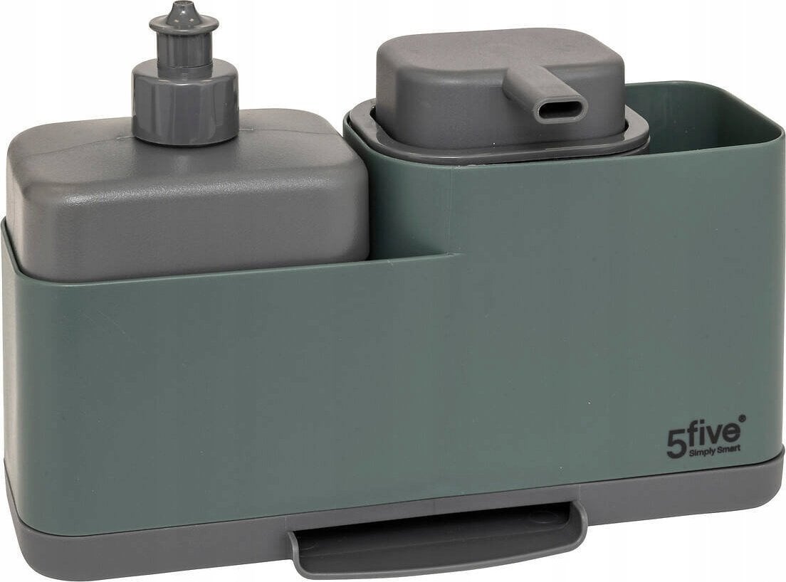 Dozownik do mydła 5five Dozownik na płyn do naczyń, mydło w płynie i z uchwytem na gąbkę NEO