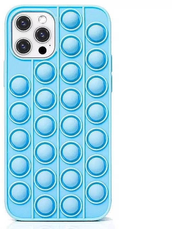 Mocco Bubble Antistress Case for Apple iPhone 12 Pro Max Blue