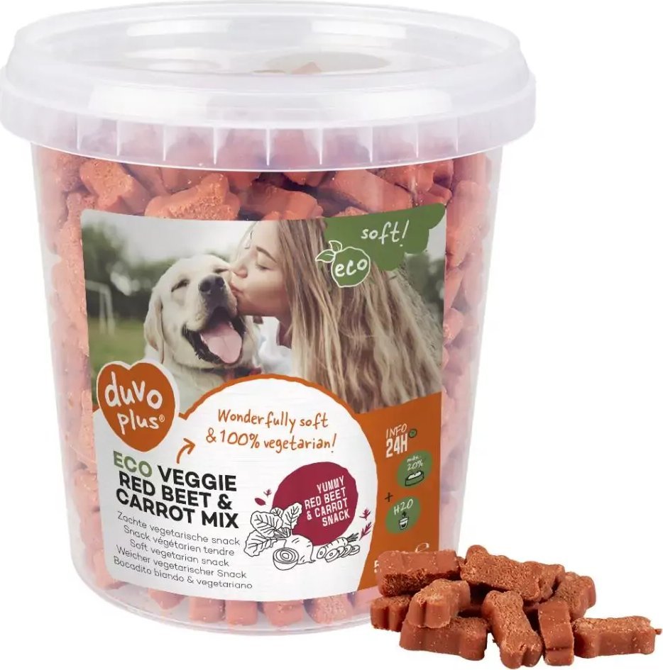 Duvo+ Duvo+ Eco Veggie Przysmak dla Psa Burak Marchewka 500g
