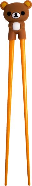 Emro Aziatica Plastikowe pałeczki z pomocnikiem 22,5cm - Miś Rilakkuma uniwersalny